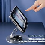 product_image_name-Generic-Phone Stand for Desk, Adjustable Phone Holder Stand Dock...Foldable Cell Phone Stand, Metal Portable Phone Holder, Fully Adjustable Rotatable Cell Phone Holder for Desk, for Phone, Pad, Mobile, Tablet-6