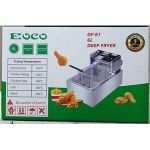 EOCO single deep fryer Df_81 LITRES