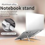 product_image_name-Generic-Premium Aluminium Portable Foldable Laptop Stand, Compact and Sturdy for Desktop and Travel Use-2