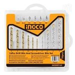Ingco 16pcs Drill Bits & Screwdriver Bits Set