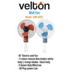 product_image_name-VELTON-16-Inch Wall Mounted Oscillating Fan with 3 Speed Settings-3