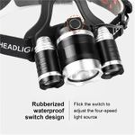 product_image_name-Generic-Multifunction Rechargeable Headlamp 3xT6 LED Adjustable Outdoor Torch-2