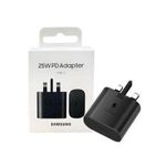 Samsung 25W Fast Type C Charger 25W USB C Adapter-white