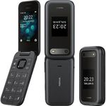 Nokia 2660 Flip Mobile Phone Classic - 4G-Dual SIM-Long Battery Life TA-1474 - Black