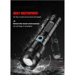 product_image_name-Generic-Powerful LED P50 USB Rechargeable Outdoor Tactical Flashlight-5