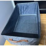 product_image_name-Generic-Foldable Fabric Storage Basket 50x35x24cm Clothes Organizer-3
