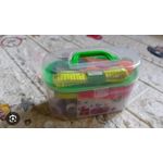 product_image_name-Generic- Portable Sewing Box Needle Thread Stitching Embroidery Craft Sewing Tools Supplies Set .Blue, Red, Green, YellowKit-4