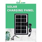 product_image_name-CcLamp-Solar Power Mobile Phone Charging Solar Panel With USB Cable-1