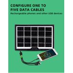 product_image_name-CcLamp-Solar Power Mobile Phone Charging Solar Panel With USB Cable-2