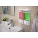 Double Wall mounted soap dispenser 