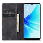 product_image_name-Generic-Oppo A57 Caseme Wallet Black Retro Suede Leather Flip All-Round Protection Cover Phone Case-2