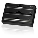 product_image_name-Generic-Black 3 in1 Bamboo wrap dispenser with cutter -1