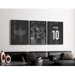 product_image_name-Jumia Arts-Neymar Junior Bundle – Wall Art Set (3-Piece) - Framed-1