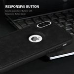 product_image_name-Generic-Apple iPhone X Case, Black Full Hard Case Classic Soft PU Leather Protective Phone Cover-3