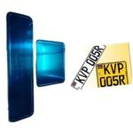 product_image_name-Generic-Modern Metallic License Plate Holder Set, Scratch-Resistant Coating, Complete Hardware Included-4