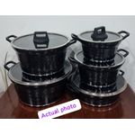 product_image_name-Granite-Unique 10pcs cookware Set of cooking/serving pots -4