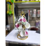 product_image_name-Generic-6PCS gold rimmed bone china flowered tea mugs 400ml-3
