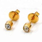 Caflon Gold Ear Piercing Stud Earing 