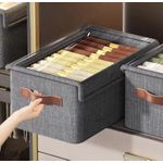 product_image_name-Generic-Collapsible Fabric Organiser with a Cover / Storage basket* -2