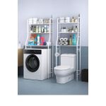 Over-The-Toilet / Washing Machine Storage Rack – Multi-Tier Bathroom Organizer Shelf
