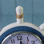 product_image_name-Generic-Wheel Wall Clock Decoration Nautical Anchor Boat Steering Wheel Time Clock Table Decor - Ship-3