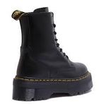 product_image_name-Dr. Martens-Black Smooth Unisex Platform Leather Shoe-1