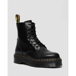 product_image_name-Dr. Martens-Black Smooth Unisex Platform Leather Shoe-8