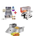 Nunix 6 Ltrs Deep Fryer Plus Free Chips Cutter..