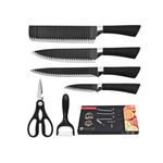 6pcs Non-Stick Elegant Knife Set