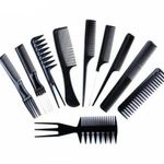 Comb 10 pcs  hair set brushes both for home and professional 