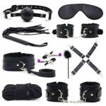 product_image_name-Generic-PU Leather Bondage Set for Couples – Complete 10-Piece Restraint & Sensory Kit-5
