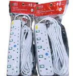 10m Long Cable Modern Heavy Duty Durable Multi Switch Socket Multi Plug Extension Cord 