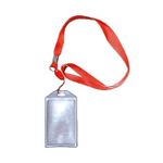Transparent Vertical Card Holder Tag