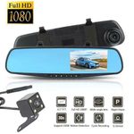 product_image_name-Generic-4.3 Inch Car DVR Dash Cam Rearview Mirror Video 170 Angle-2