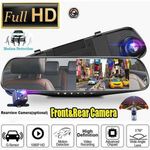 product_image_name-Generic-4.3 Inch Car DVR Dash Cam Rearview Mirror Video 170 Angle-4