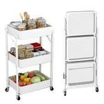 product_image_name-Generic-Foldable 3 Layer Metallic Mesh Trolley Rack with Wheels-8