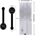 product_image_name-Generic-100pcs Translucent Plastic Bags, BetterJonny Cellophane Bags with 100Pcs Hand Made Stickers for Cookie, Cake, Chocolate, Candy, Bakery Party Supplies-3