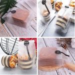 product_image_name-Generic-100pcs Translucent Plastic Bags, BetterJonny Cellophane Bags with 100Pcs Hand Made Stickers for Cookie, Cake, Chocolate, Candy, Bakery Party Supplies-4