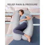 product_image_name-Generic-Pregnancy Pillows For Sleeping U-Shape Full Body Pillow And Maternity Support-2
