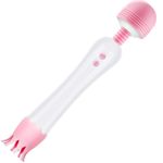 product_image_name-Generic-Licking & Sucking Nipple & Clitoral Tongue G Spot Stimulator Dildo Vibrator For Women- Pink-6