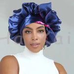 Large Reversible Satin Bonnet Cap + FREE GIFT