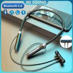 product_image_name-Generic-Wireless Bluetooth 5.0 Neckband Magnetic Earbuds Earphones Silicone Hifi 9D Stereo Sports Headset Waterproof Magnetic Earbuds-2