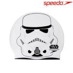 Speedo Swim Cap Junior Slogan - Unisex Children - White Star Wars..