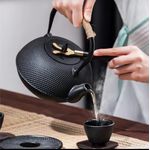 product_image_name-Generic-900ml Japanese Cast Iron Teapot Set – Enamel-Coated Tetsubin Kettle with Stainless Steel Strainer and Infuser for Loose Leaf Tea-1