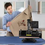 8 in 1 Heat Press Machine 29x38cm/12x15 inch, 360° Swing Away Digital T Shirt Pressing Machine, Multifunction Heat Transfer