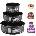 product_image_name-Generic-3 Pcs Set Cake Mold Baking Tin available in black-2