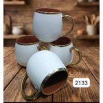 product_image_name-Generic-6pcs Golden Ceramic Pot Mug-2
