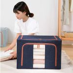 product_image_name-Generic-66L Foldable Metallic Frame Storage Bag for Closet-2