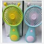 Portable Rechargeable Hand Mini Fan Cooling Air 1pc black
