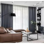 product_image_name-Generic-1Pc Grey Curtains 2M Ideal for Living room, dining room, study room, and bedroom windows-1